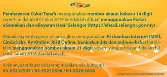 No rujukan hakmilik ini hendaklah digunakan sekiranya membuat bayaran cukai tanah melalui maybank2u. Pejabat Tanah Dan Galian Selangor Facebook