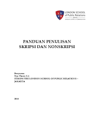 Semoga buku panduan ini dapat menjadi tuntunan dalam membuat keputusan klinis sehari hari. Top Pdf Buku Panduan Skripsi Nonskripsi 2016 123dok Com