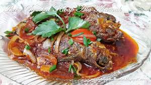 Lihatlah ibu mengajak baby john. Masak Ikan Mata Besar