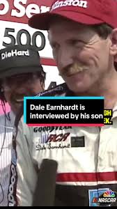 A classic Dale Earnhardt + @Dale Earnhardt Jr moment. #nascar #dalejr  #3fordale #talladeganights #fatherson