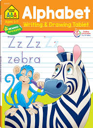 Students will watch a video to hear the pronunciation of the letters and vowels of the . School Zone Alphabet Writing Drawing Tablet Workbook 96 Pages Ages 3 To 7 Preschool Kindergarten 1st Grade Letters Abcs Tracing And More Easy Tear Top Bound Pad Writing Tablet School