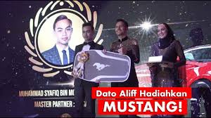 Zero to hero by aliff syukri. Dato Aliff Hadiah Kereta Mustang Pada Malam Gala As Legacy Tv Terlajak Laris Youtube