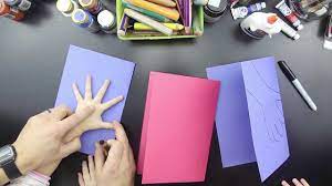 Overall, the valentine's day kids crafts cost less than $10 and we made six valentine cards, but only three with chocolates. Easy Valentine S Card For Kids Youtube