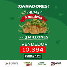 La lotería el motilón cuenta con dos sorteos diarios: Resultados Del Sorteo No 4341 De La Loteria De Boyaca