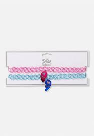 Bff Heart Choker 2 Pack Justice Friend Jewelry Best Friend Jewelry Chokers