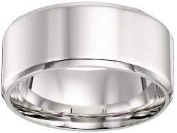 Kohl S Cherish Always Stainless Steel Wedding Band Men Stainless Steel Wedding Bands Stainless Steel Wedding Ring Mens Wedding Bands