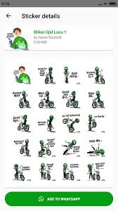 Whatsapp is the most popular messaging application in most regions of the world with over 1.3 billion monthly active users. Stiker Ojol For Android Apk Download
