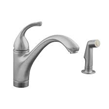 kohler forte vibrant stainless 1 handle