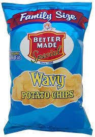 Family Size 4 Pack Choose 4 Bags Better Made Snack Foods Chips Potato Chips Snack Recipes