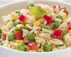 Recette De Salade De Riz De Konjac Aux Poivrons Et A La Mayonnaise Legere Recette Salade De Riz Recette Salade De Riz Recette Salade