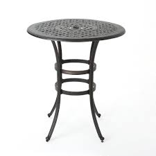 Check spelling or type a new query. Noble House Bronze Round Aluminum Outdoor Bistro Table 13986 The Home Depot Outdoor Bar Table Cast Aluminum Patio Furniture Aluminum Patio Furniture