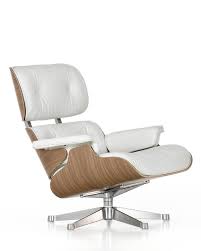 The multifunctional chair whose shell can be joined with a variety of different bases to serve diverse purposes. Vitra Lounge Chair White Version By Charles Ray Eames 1956 Designer Furniture By Smow Com