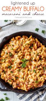 Best Ever Buffalo Chicken Mac And Cheese Lightened Up