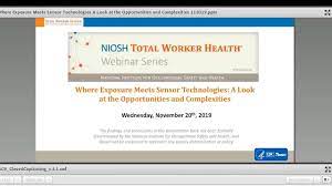This is to inform 2019 batch 'c' prospective corps members that online registration commences monday. Twh Webinar Series Niosh Cdc