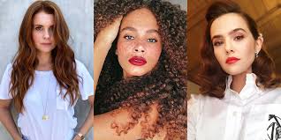 Red highlights with glamorous curls. 20 Auburn Hair Color Ideas 2018 Reddish Brown Hair Advice