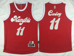Memphis Grizzlies 11 Conley Red Throwback Men 2017 New Logo Nba Adidas Jersey Basketball T Shirt Designs Memphis Grizzlies Jersey Outfit