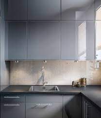 Here at kitchen warehouse, one of our most popular handleless high gloss light grey kitchen units are very popular. Kitchen Kitchen Design Ideas Inspiration Grey Kitchen Designs Grey Kitchens Grey Ikea Kitchen