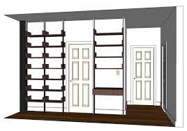 Tension Pole Shelving System For Living Room Adam Kuban