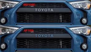Certain vehicle and environmental factors, including an object's shape and composition, may affect the ability of the front and rear parking assist sonar to. Premium Cast Vinyl Decals For 2015 2021 4runner Trd Pro Grille 4runner Trd Pro 4runner Trd Pro
