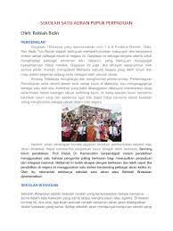 Beliau begitu kesal kerana kita dipisahkan dengan sekolah berasaskan kaum. Sekolah Satu Aliran Pupuk Perpaduan