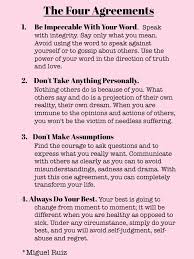 The Four Agreements Words Of Wisdom The Tao Of Dana Words Words Of Wisdom The Four Agreements