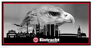Jetzt gibt es die offizielle adler app von eintracht frankfurt für's smartphone und tablet! Eintracht Frankfurt Strandttuch Skyline Deine Fussballwelt