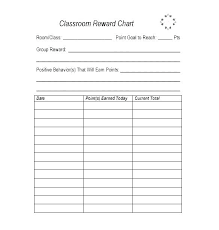 good behavior chart template best of reward printable free