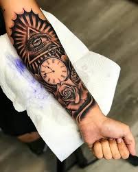 Tatouage crane tatouage horloge dans la fumee tatouage noir et. Tatouage Montre Gousset Avec Oeil De Providence Et Une Rose Sur Avant Bras Tatouage D Horloge Tatouage Montre Gousset Tatouage Montre