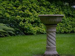 Elephant ear concrete casting bird bath. Diy Steps To Make Concrete Bird Baths