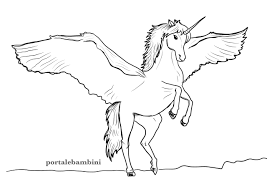 Disegno unicorno kawaii da stampare gratis e colorare per bambini. Disegni Di Unicorni Da Colorare Portalebambini It