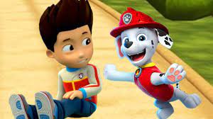Although different from what ryder usually wears, the knight costume still contains his life vest, which inflates when ryder was traveling over the water on his atv. Paw Patrol Ryder Vs Marshall Paw Patrol On A Roll Youtube