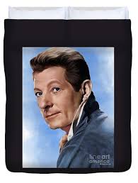 Danny Kaye illustration -b1 Wood Print by Retro Movie Posters