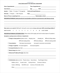Download file to see previous pages (ballantyne & povah, 2004) assessment centers comprise of a number of key features. Free 7 Sample Psychosocial Assessment Forms In Pdf