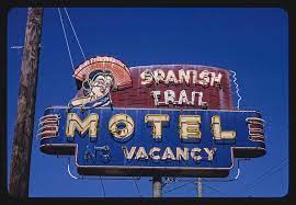 Spanish Trail Motel Sign Pensacola Fl Retro Signage Retro Sign Vintage Signs