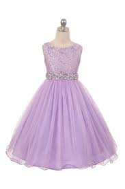 Girls Dress Style 340 Lilac Sparkly Tulle Dress With Beaded Waist Lilac Flower Girl Dresses Lavender Flower Girl Dress Flower Girl Dresses Tulle