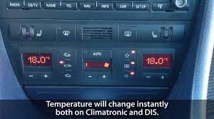 How To Change Units Between Celsius Fahrenheit In Audi A6 C5 Climatronic And Dis Audi Audi A6 Audi Cars