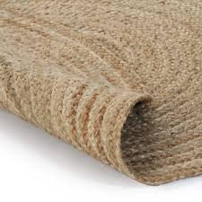 Abweichungen in farbe und design können aufgrund der handgefertigten produkte auftreten. Vidaxl Teppich Jute Geflochten 90 Cm Rund Gitoparts