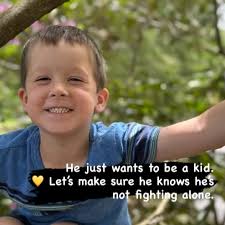 Let's rally for Hudson. 💛 Type GIVE in comments and we'll send you all the  information. Hudson is 5 years old. From Forsyth County. Fighting Ewing  Sarcoma — an aggressive bone cancer