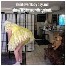 My fun is wearing, and using, thick diapers under my sissy baby dresses at home and even thicker, obvious diapers in public. Added By Freddesmamma Instagram Post It S Embarrassing To Have To Show Your Diaper To A Teddybear Adultbaby Vuxenbebis Sissybaby Humiliation Sissydress Blojrumpa Babydress Babyklanning Diaperbutt Babybonnet Babymossa Petticoat