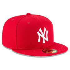 New York Yankees New Era Fashion Color Basic 59fifty Fitted Hat Scarlet Fitted Hats Hats For Men New Era Hats