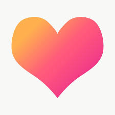 Pink Gradient Heart Geometric Shape Transparent Png Free Image By Rawpixel Com Ningzk V Geometric Shapes Geometric Star Printable Designs
