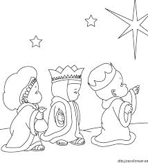 Dibujos Animados Para Colorear De Los Reyes Magos