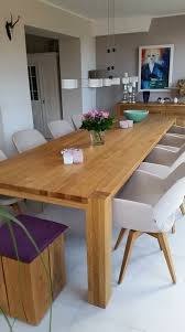 Esstisch Aus Eiche Drehstuhle Aves In 2020 Holztisch Esstisch Esstisch Eiche Esszimmertisch