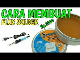 Mau tau cara sederhana menyolder komponen smd dengan solder biasa? Cara Membuat Flux Solder Dari Garam Cara Membuat Flux Ide Kreatif