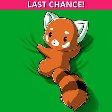 Red Panda On Your Back Art De Panda Dessins Mignons Animaux Kawaii