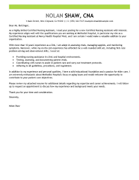 The usual length of a cover letter is three. Nursing Aide Assistant Cover Letter Examples Livecareer