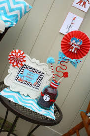 Kara S Party Ideas Thing One Thing Two Dr Seuss Twins 1st Birthday Party Planning Ideas