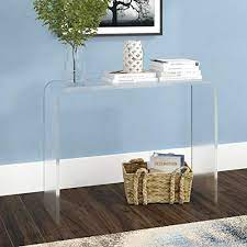 Get the best deal for acrylic console tables from the largest online selection at ebay.com. Indian Decor 222607 1 Tier Entryway Modern Design Acrylic Console Living Room Table Buy Online In Isle Of Man At Isleofman Desertcart Com Productid 209790472