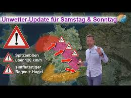 Vorwarnung zur unwetterwarnung vor orkan für den bereich: Unwetter Update Fur Samstag Sonntag Orkanboen Durnbursts Hagel Starkregen Tornadogefahr Youtube