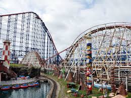 It is the first, and as of 2020 the only, bobsled roller coaster in the united kingdom. Blackpool Pleasure Beach Freizeitpark In Blackpool